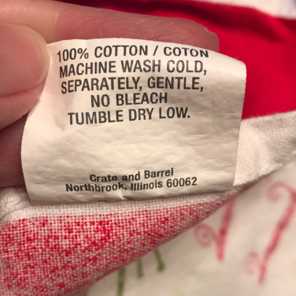 Crate & Barrel 12 Days Dish Towel - Picture 10 of 10